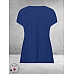 Plus Basics  Top/Shirt SS Travel Light Ink Blue